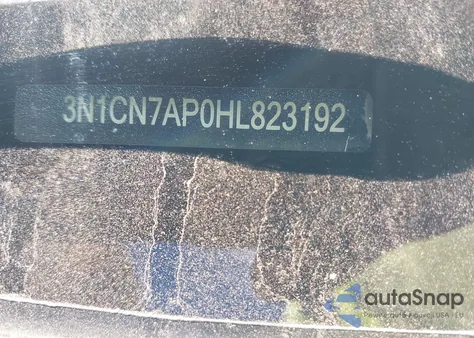 2017 Nissan Versa 1.6 Sv from USA, damaged, VIN 3N1CN7AP0HL823192